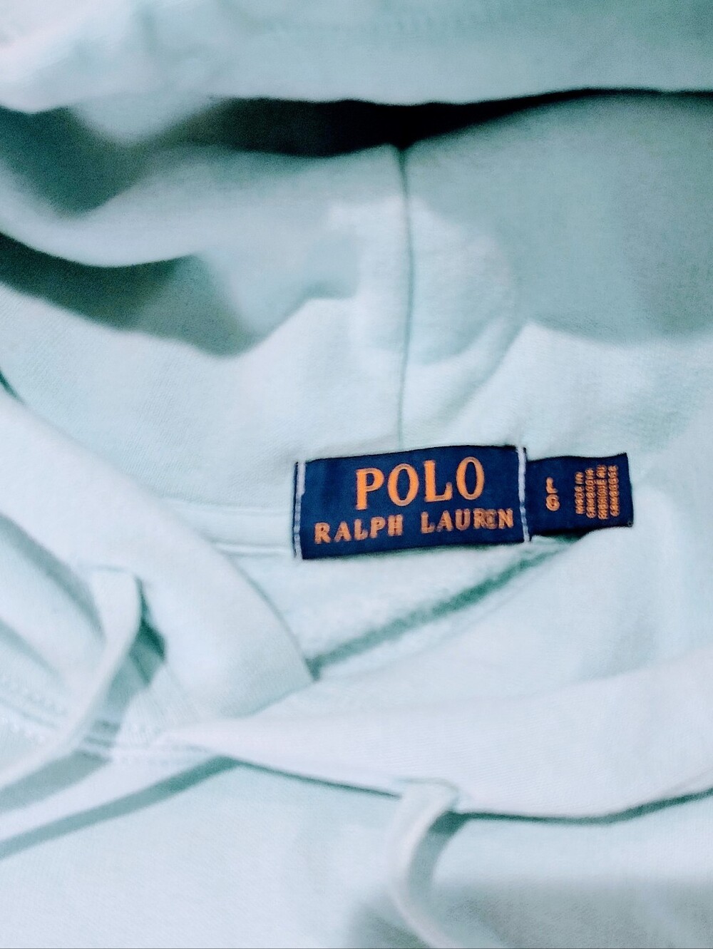 Polo by Ralph Lauren 1992 Mint Hoodie Sweater Size Large - Picture 4 of 4